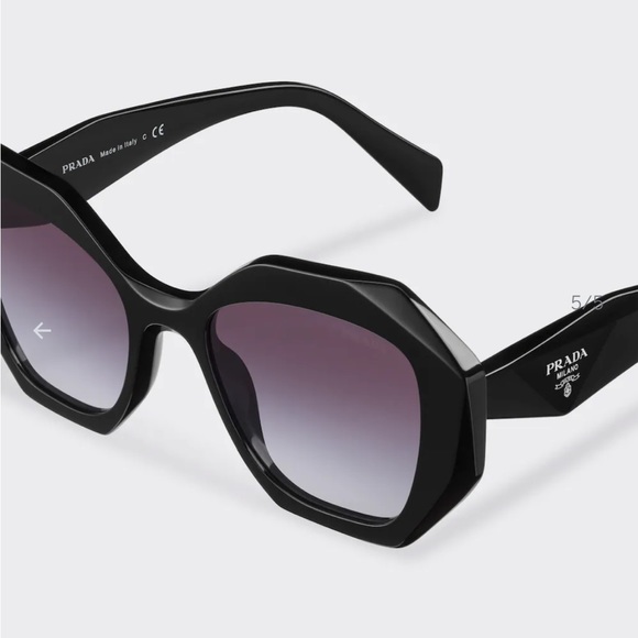 black Prada Symbole sunglasses like new - Picture 3 of 3